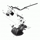 49 Ranger STD Воздушный впускного коллектора и корпуса дроссельной зас...