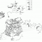69 YETI (4-Stroke) Двигатель и крепление