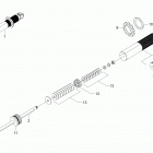 Commander Touratech Амортизатор в разборе задний