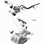 69 YETI 600 ACE Коллектор воздухозаборника и корпус дросселя