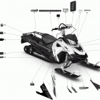 49 Ranger 600 E-TEC Наклейки