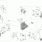 49 Ranger 600 E-TEC Двигатель и крепление