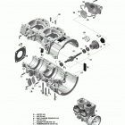 BoonDocker 600 E-TEC Картер и водяной насос