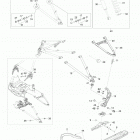 Xtrim Commander 600 E-TEC Передняя подвеска и лыжи