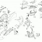 Rave 600 E-TEC Капот и лобовое стекло
