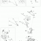 49 Ranger 600 E-TEC Передняя подвеска и лыжи