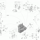Xtrim Commander 600 E-TEC Двигатель и крепление
