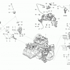 Adventure LX 600 ACE Двигатель и крепление