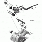 Rave 600 ACE Коллектор воздухозаборника и корпус дросселя