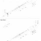 Xtrim SC 600 E-TEC Задний амортизатор