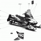 49 Ranger 600 ACE Наклейки