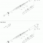 Rave RE 600 E-TEC Задний амортизатор