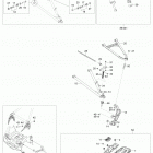 Adventure LX 600 ACE Передняя подвеска и лыжи