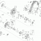 BoonDocker 600 E-TEC Защита ремня вариатора