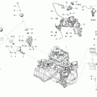 49 Ranger 600 ACE Двигатель и крепление