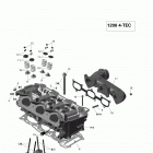 Adventure GT 1200 4-TEC 01_Cylinder Head and Exhaust Manifold