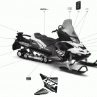 49 Ranger 600 E-TEC Наклейки