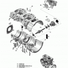 Xtrim Commander 600 E-TEC 01_Crankcase and Water pump