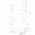 59 YETI 600 ACE Передняя подвеска и лыжи