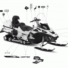 Xtrim Commander 600 E-TEC Наклейки