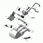 Adventure GT 1200 4-TEC Коллектор воздухозаборника и корпус дросселя