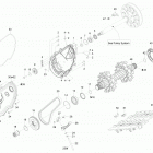 Rave RE 600 E-TEC Привод гусеницы