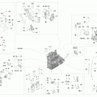 Xtrim SC 600 E-TEC Двигатель и крепление