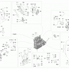 Rave GLS 800R E-TEC Двигатель и крепление