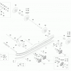 Rave RE 800R E-TEC Задняя подвеска