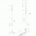 59 YETI 550 Передняя подвеска и лыжи