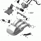 Adventure GT 1200 4-TEC Коллектор воздухозаборника и корпус дросселя