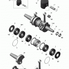 Xtrim 550 Коленвал и поршни