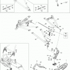 Rave 600 ACE Передняя подвеска и лыжи