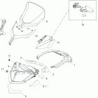 Adventure GT 1200 4-TEC Стекло ветровое и консоль