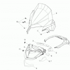 59 YETI 550 Стекло ветровое и консоль