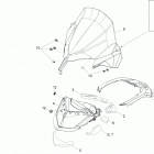 Xtrim Commander 600 E-TEC Стекло ветровое и консоль