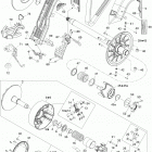 Rave RE 800R E-TEC (E) Защита ремня вариатора