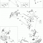 Xtrim 550 Передняя подвеска и лыжи