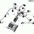 Adventure GT 1200 4-TEC Жгут проводов и электрический блок