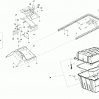 Xtrim Commander 600 E-TEC Задний багажник