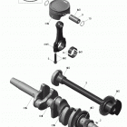 Adventure GT 1200 4-TEC Коленвал и поршни