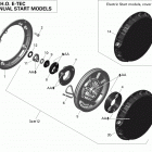 49 Ranger 600 E-TEC Ручной стартер
