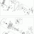 Rave RS 600 Защита ремня вариатора