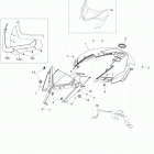 Rave 600 Стекло ветровое и консоль