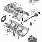 Adventure GT 600 E-TEC Картер и водяной насос