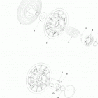 YETI 550 Ведомый шкив