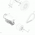 YETI 550 Защита ремня вариатора