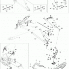 Rave RE 600 E-TEC Передняя подвеска и лыжи