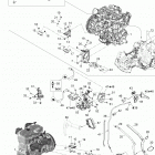 Adventure GT 600 SDI Двигатель и крепление