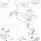Xtrim 600 E-TEC Передняя подвеска и лыжи